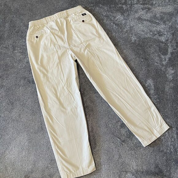 Vintage 90s Dockers Beige Pleated Khaki Pants Mens 36W 30L Straight Leg - Picture 5 of 7